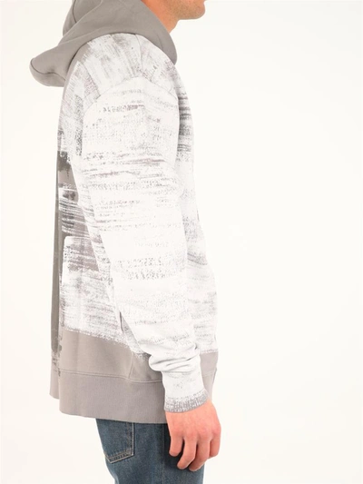 Shop A-cold-wall* Brush Stroke Hoodie In Grey
