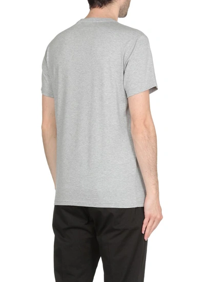 Shop Burberry T-shirts And Polos In Pale Grey Melange