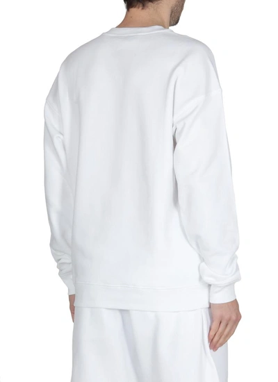 Shop Moschino Sweaters In Fantasia Bianco