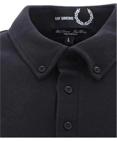 Shop Fred Perry "raf Simons X " Polo Shirt In Black