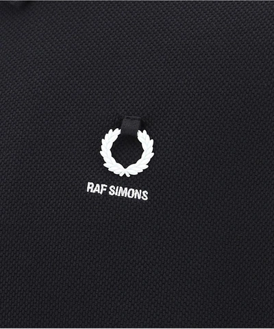 Shop Fred Perry "raf Simons X " Polo Shirt In Black