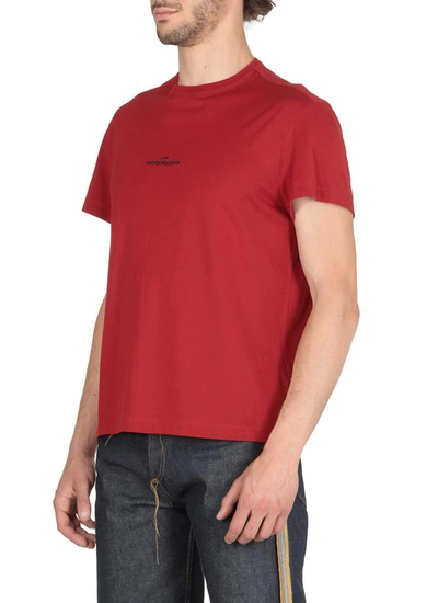Shop Maison Margiela T-shirts And Polos Red
