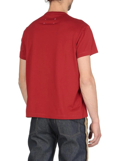 Shop Maison Margiela T-shirts And Polos Red