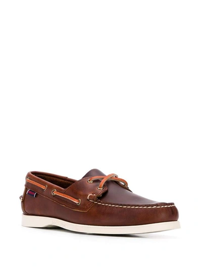 Shop Sebago Flat Shoes Brown
