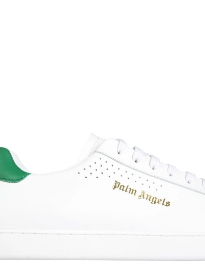 Shop Palm Angels New Tennis Sneakers In White