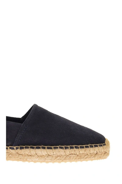 Shop Car Shoe Unlined Suede Espadrilles In Blue