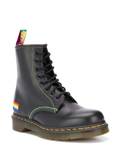 Shop Dr. Martens' Dr. Martens 1460 Pride Army Boots In Black