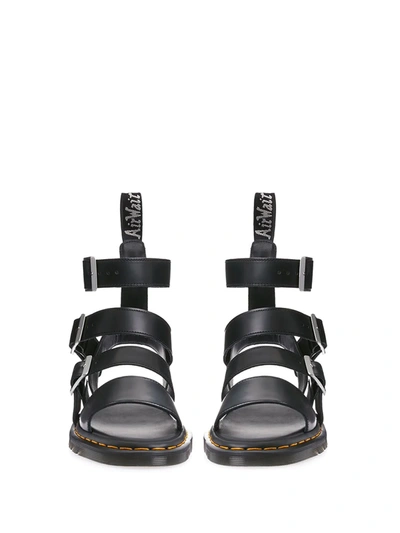 Shop Rick Owens +drmartens Gryphon Sandal Opn Bck In Black