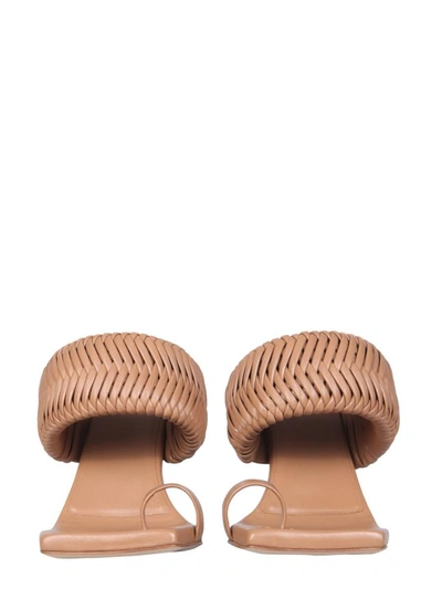 Shop Gia X Rhw Rosie One Sandals In Brown