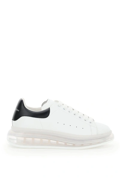 Shop Alexander Mcqueen Oversize Sole Air Sneakers In White Black