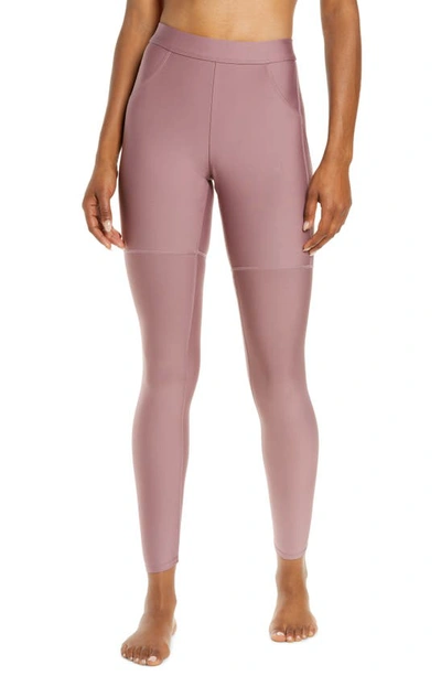 Shop Alo Yoga Utility Pocket High Waist Leggings In Woodrose