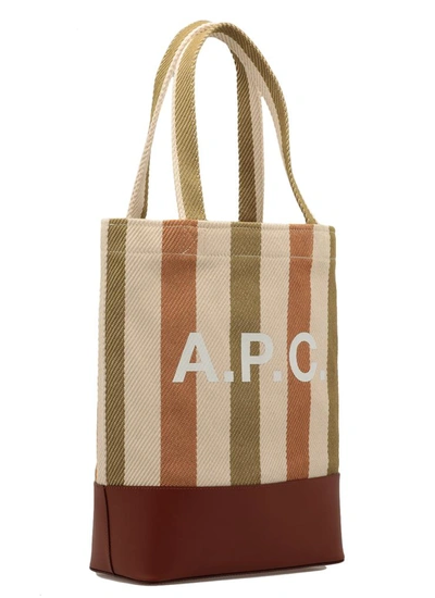 Shop Apc A.p.c. Bags In Kaki