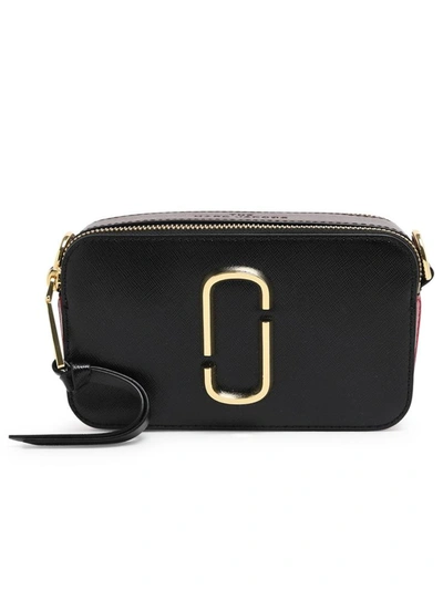 Shop Marc Jacobs (the) Red And Black Mj Snapshot Crossbody Bag