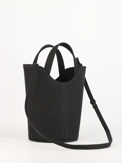 Shop Balenciaga Tote Wave Bag Xs In Black/white