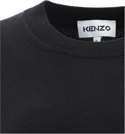 Shop Kenzo "tiger Crest" Jumper In Black  