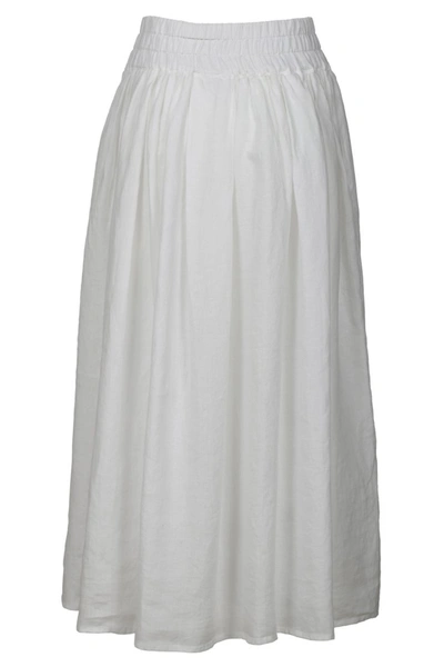 Shop Aspesi Skirts In Bianco