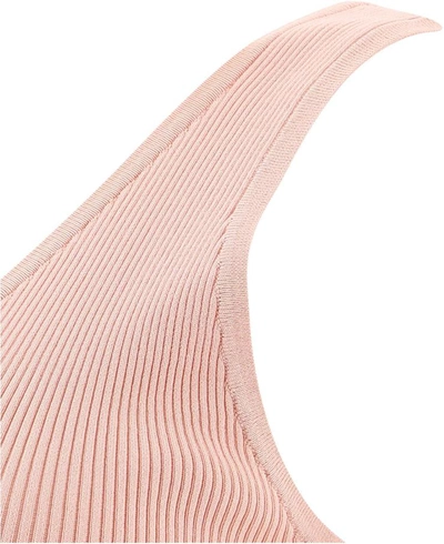 Shop Zimmermann Ribbed Tank Top In Pink
