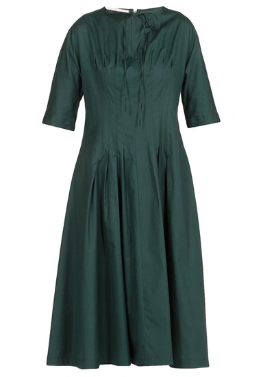 Shop Marni Dresses In Emerald