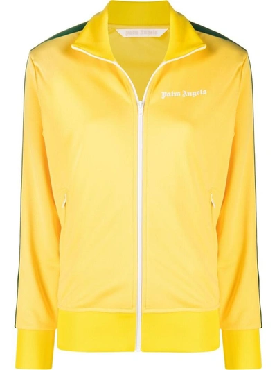 Shop Palm Angels Jackets Yellow