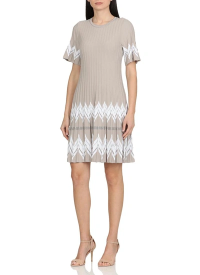 Shop D-exterior D.exterior Dresses Beige In Resina