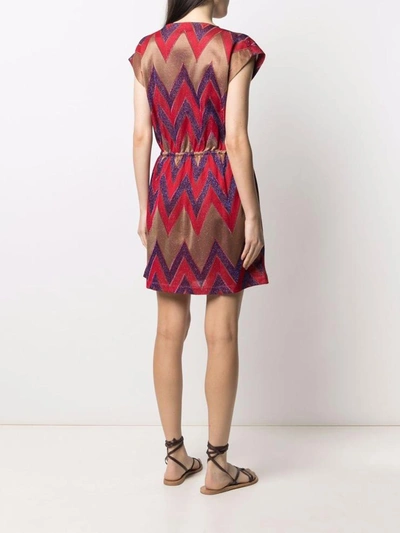 Shop M Missoni Dresses Red