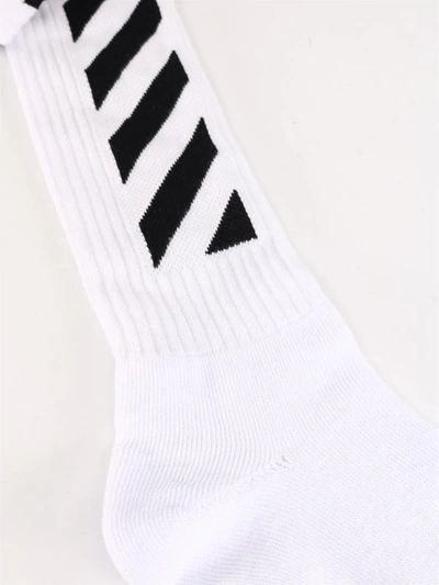 Shop Off-white Diag Socks White