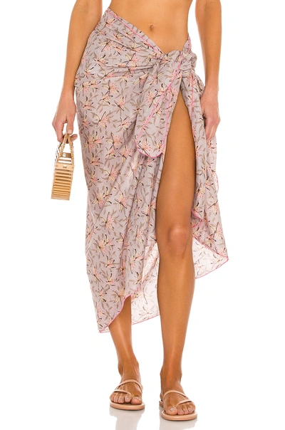 Shop Acacia Kuau Cotton Sarong In Lily