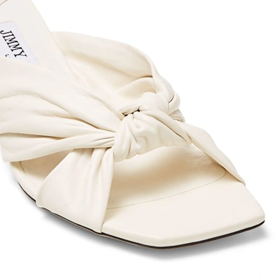 Jimmy Choo Avenue Pantoletten 50mm In Neutral