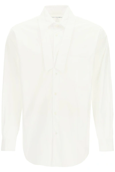 Shop Comme Des Garçons Shirt Tie In White