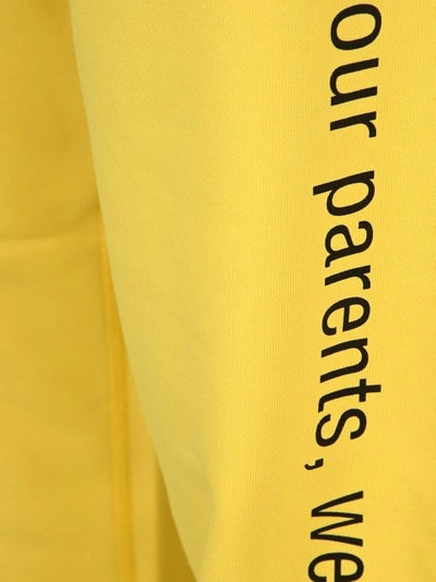 Shop Helmut Lang Impress Sweatpants In Yellow