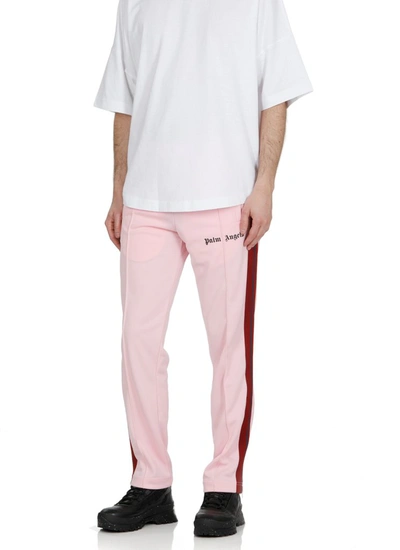 Shop Palm Angels Classic Side Stripe Track Pants In Pink