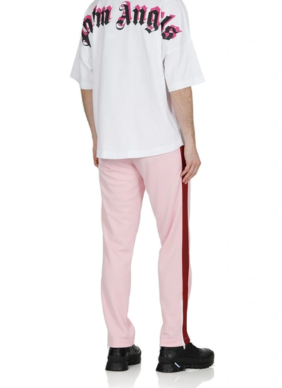 Shop Palm Angels Classic Side Stripe Track Pants In Pink