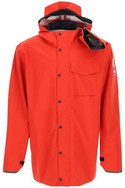 Shop Y/project X Golden Goose Nanaimo Hooded Jacket In Red