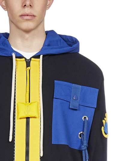 Shop Moncler Genius Moncler X Jw Anderson Logo Hooded Jacket In Multi