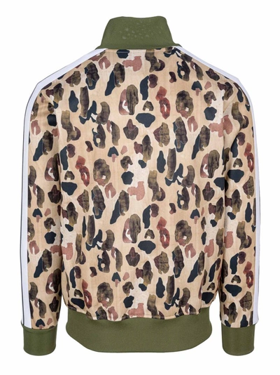 Shop Palm Angels Camo Track Jacket In Multi