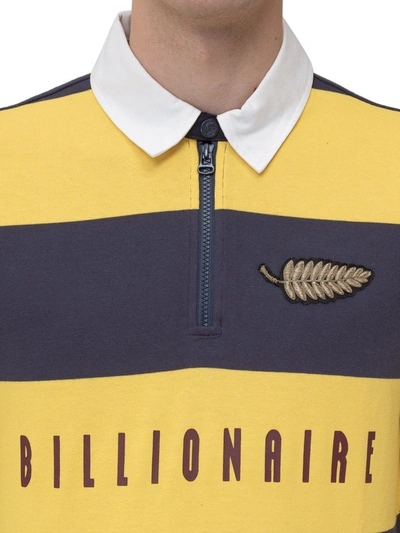 Shop Billionaire Boys Club Striped Zip Rugby Shirt In Multi