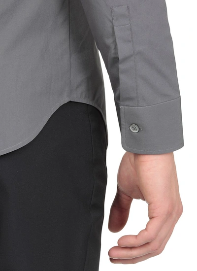 Shop Maison Margiela Classic Long Sleeve Shirt In Grey