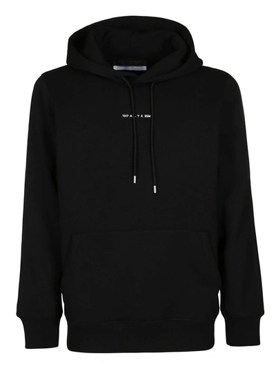 Shop Alyx 1017  9sm Logo Printed Hoodie In Black