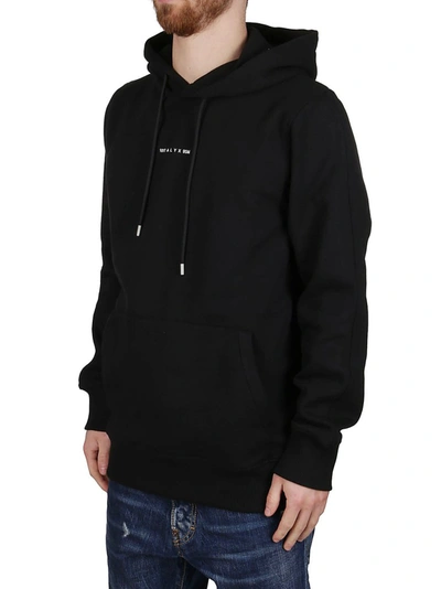 Shop Alyx 1017  9sm Logo Printed Hoodie In Black