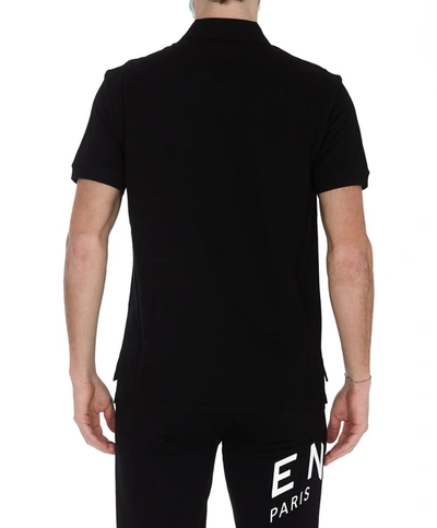 Shop Givenchy Logo Band Polo Shirt In Black