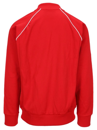 Shop Adidas Originals Adicolor Classics Sst Track Jacket In Red