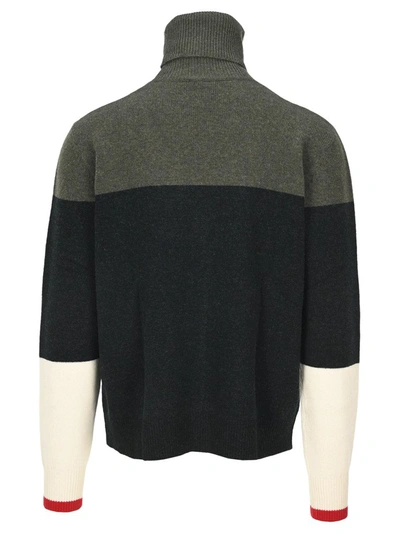 Shop Jw Anderson Turtleneck Sweater In Multi