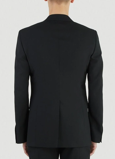 Shop Alexander Mcqueen Single Breasted Blazer In Black