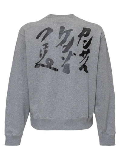 Shop Kenzo X Kansai Yamamoto Three Tigers Crewneck Sweatshirt In Grey