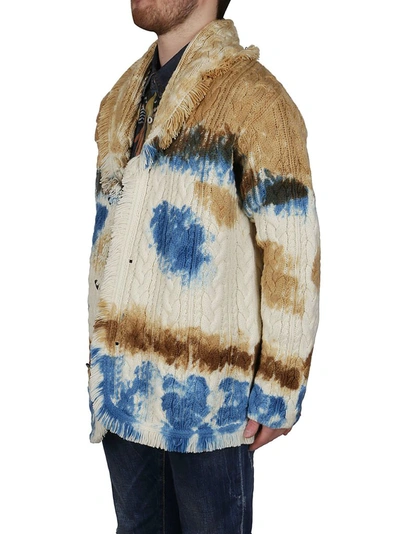 Shop Alanui Mirage In The Desert Cardigan In Multi