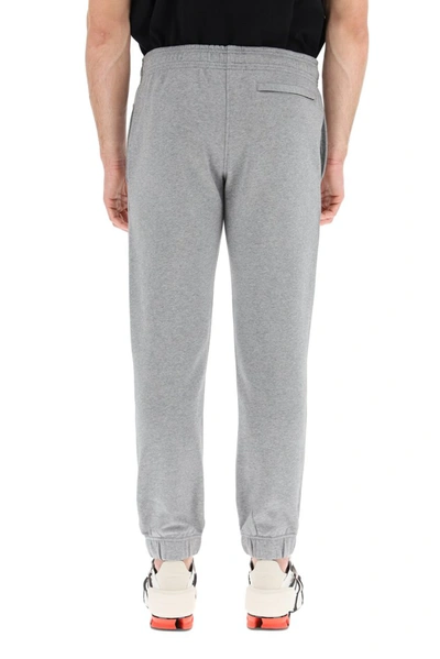 Shop Kenzo Tiger Crest Jogging Trousers In Grey