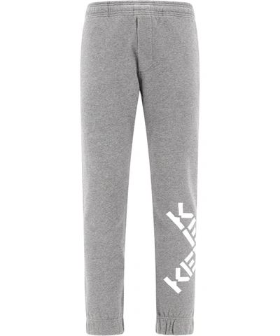 Shop Kenzo Sport Big X Jogging Pants In Grey