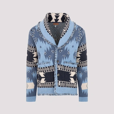 Shop Alanui Dream Big Bandana Cardigan In Multi