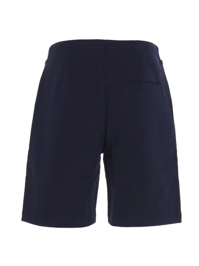 Shop Apc A.p.c. Item Drawstring Shorts In Navy