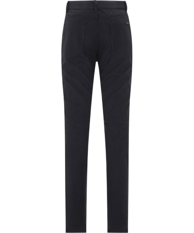 Shop Saint Laurent Skinny Leg Jeans In Black